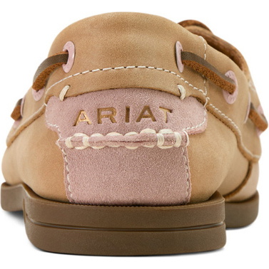 2025 Ariat Womens Antigua Boat Shoe 10061188 - Natural Tan